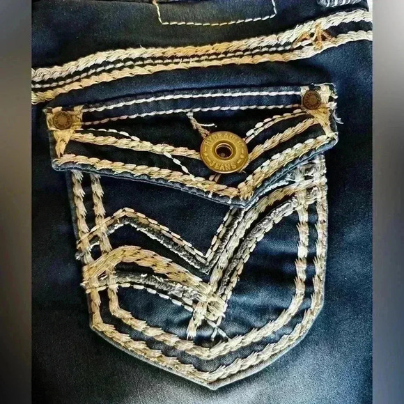 Women's Sz 4 Hydraulic Denim Jean Capri's Country Western Apparel - Picture 3 of 5